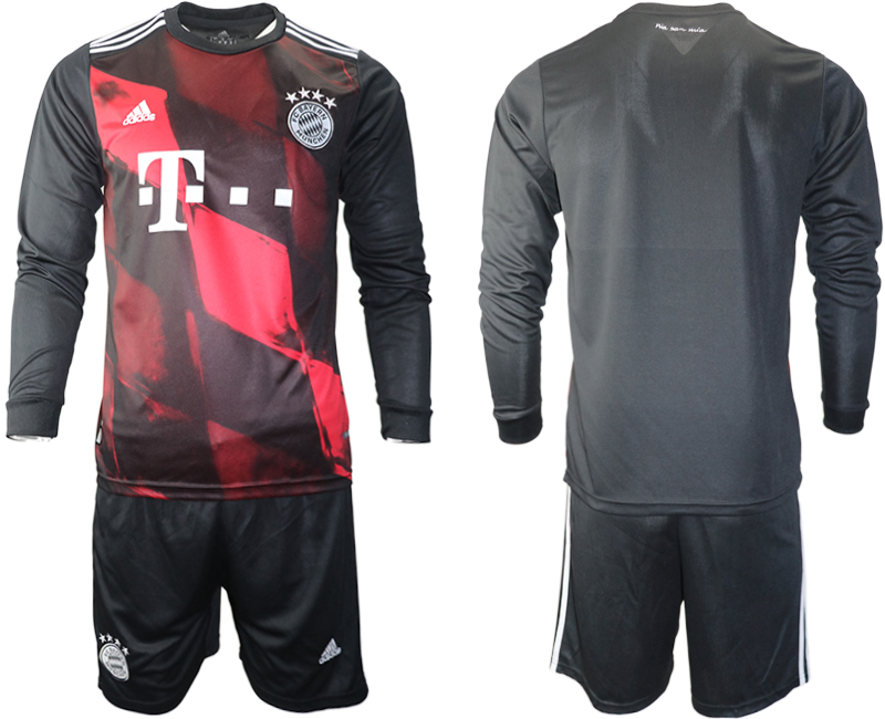 2021 Men Bayern Munich away long sleeves soccer jerseys